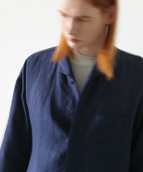 VU.ヴウ.open color shirt vu-s23-s02[BLUE]_