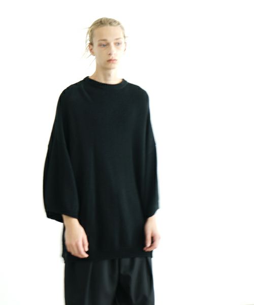 VU.ヴウ.knit pullover vu-s23-k06[BLACK]_
