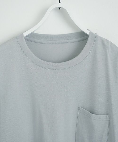 VU.ヴウ.pocket t-shirt vu-s23-t07[MUD GRAY]:s
