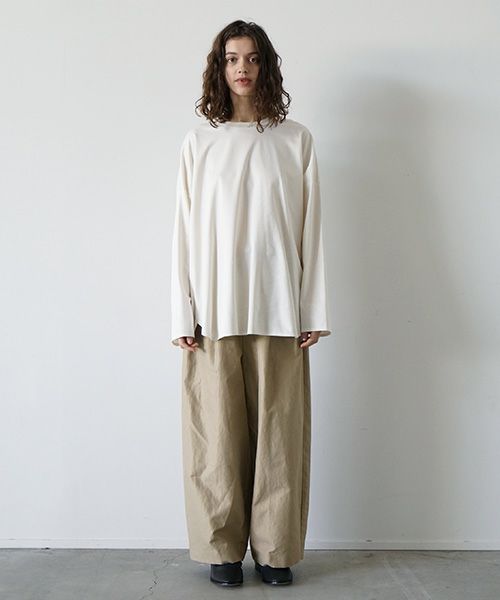 VU.ヴウ.basic long t-shirt vu-s23-t09[CREAM]:s