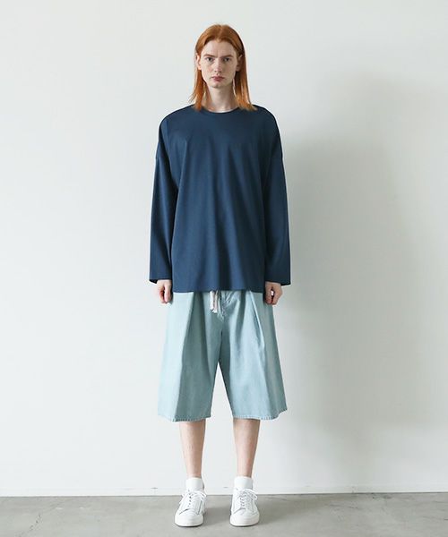 VU.ヴウ.basic long t-shirt vu-s23-t09[GREEN BLUE]:s_