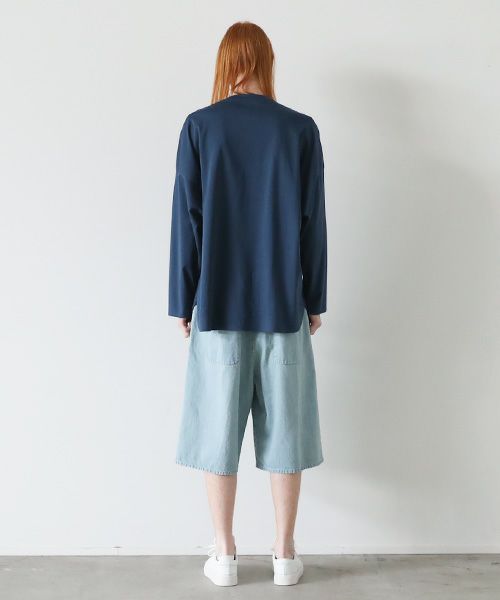 VU.ヴウ.basic long t-shirt vu-s23-t09[GREEN BLUE]:s_