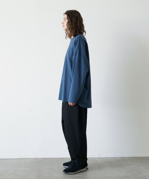 VU.ヴウ.basic long t-shirt vu-s23-t09[GREEN BLUE]:s_