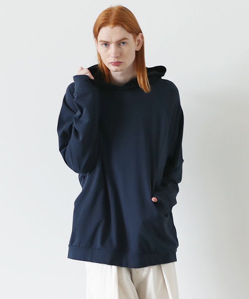 VU.ヴウ.ballon over hoody vu-s23-t10[BLACK×NAVY]_