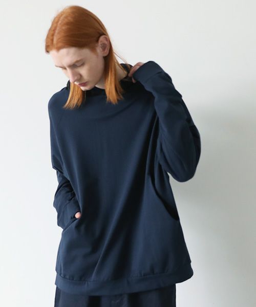 VU.ヴウ.ballon over hoody vu-s23-t10[BLACK×NAVY]_