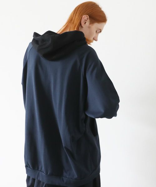 VU.ヴウ.ballon over hoody vu-s23-t10[BLACK×NAVY]_