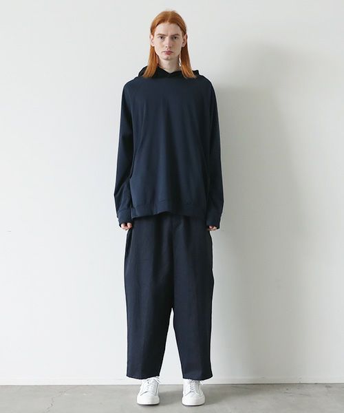 VU.ヴウ.ballon over hoody vu-s23-t10[BLACK×NAVY]_