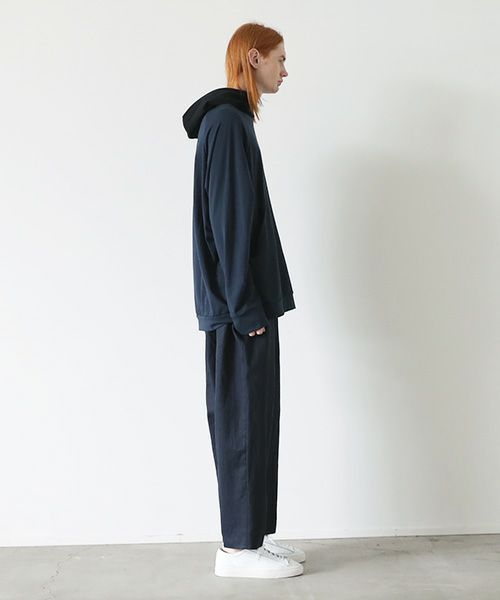 VU.ヴウ.ballon over hoody vu-s23-t10[BLACK×NAVY]_