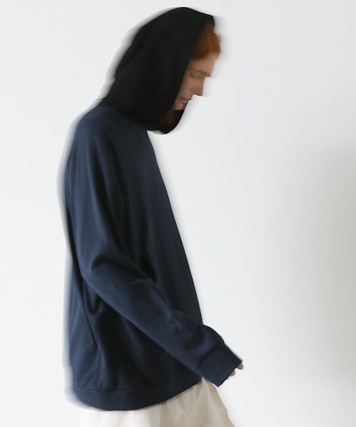 VU.ヴウ.ballon over hoody vu-s23-t10[BLACK×NAVY]_