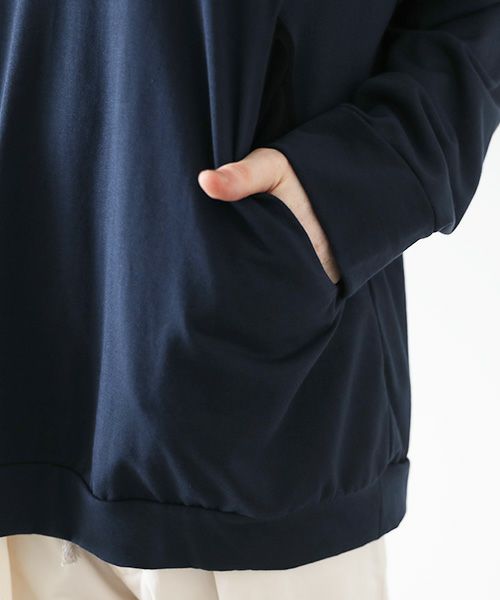 VU.ヴウ.ballon over hoody vu-s23-t10[BLACK×NAVY]_
