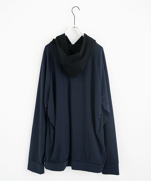 VU.ヴウ.ballon over hoody vu-s23-t10[BLACK×NAVY]_