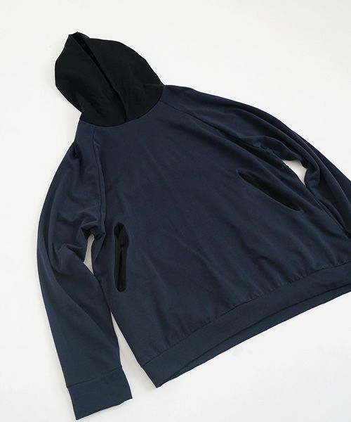 VU.ヴウ.ballon over hoody vu-s23-t10[BLACK×NAVY]_