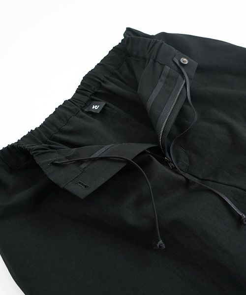 VU.ヴウ.easy pants vu-s23-p12[BLACK]_