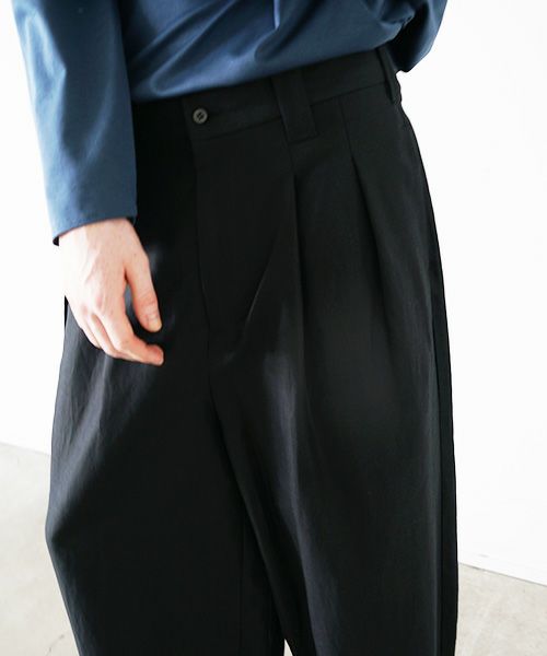 VU.ヴウ.knee wide pants vu-s23-p14[BLACK]:s