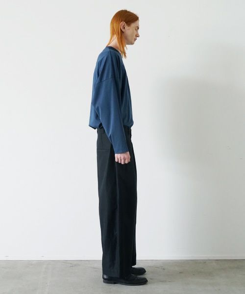 VU.ヴウ.knee wide pants vu-s23-p14[BLACK]:s