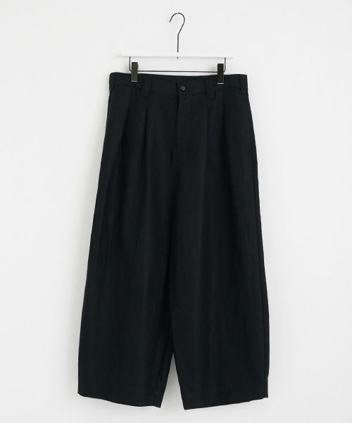 VU.ヴウ.knee wide pants vu-s23-p14[BLACK]:s