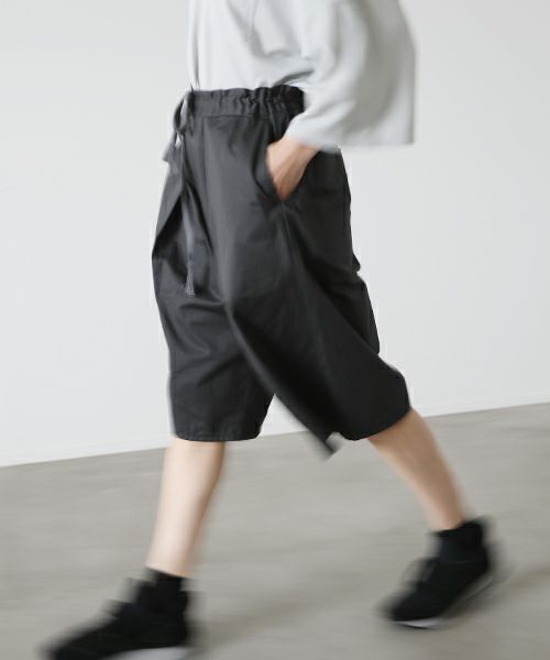 VU.ヴウ.big tack short pants vu-s23-p15[CHARCOAL]:s_