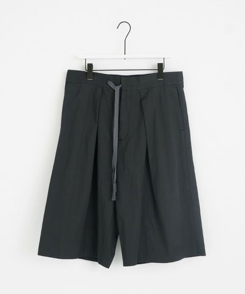 VU.ヴウ.big tack short pants vu-s23-p15[CHARCOAL]:s_