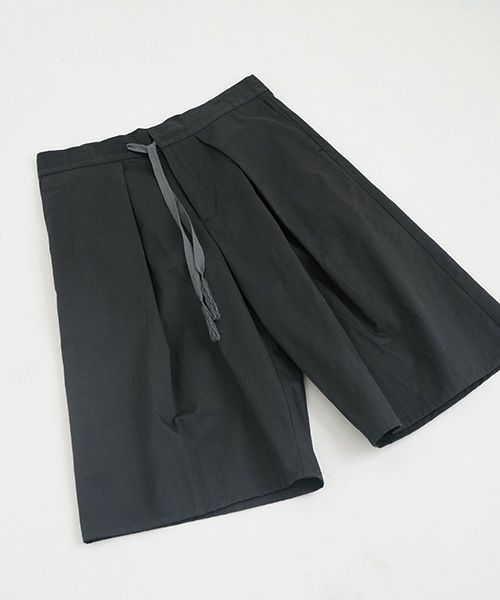 VU.ヴウ.big tack short pants vu-s23-p15[CHARCOAL]:s_