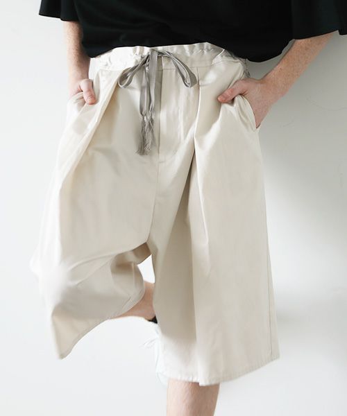 VU.ヴウ.big tack short pants vu-s23-p15[BEIGE]_
