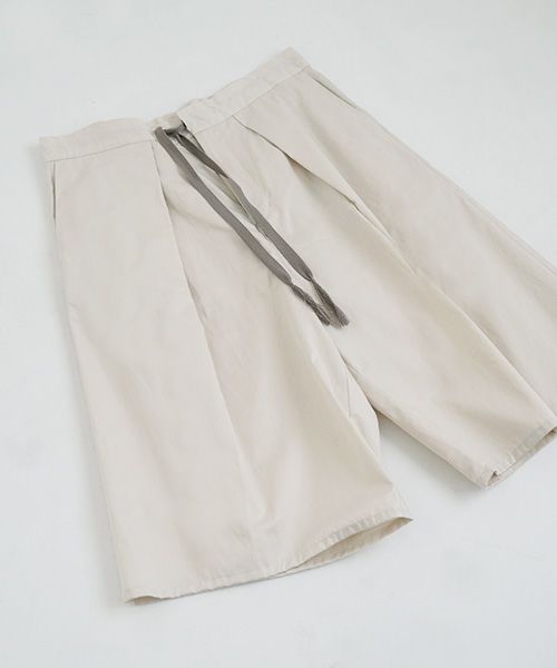 VU.ヴウ.big tack short pants vu-s23-p15[BEIGE]_
