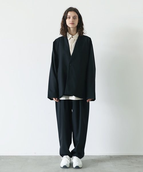 VU.ヴウ.no collar jacket vu-s23-j17[BLACK]_