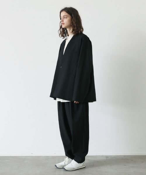 VU.ヴウ.no collar jacket vu-s23-j17[BLACK]_