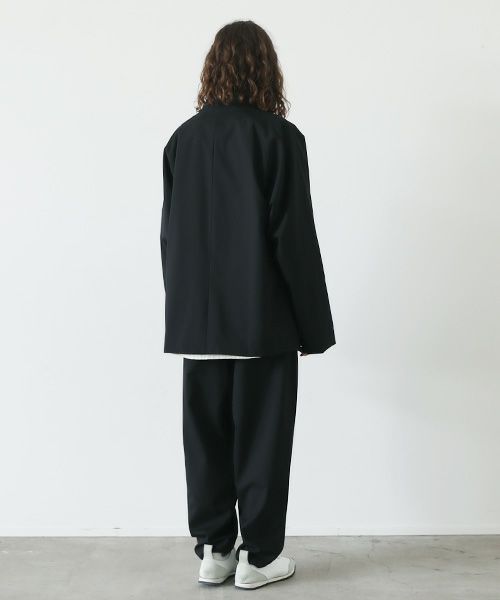 VU.ヴウ.no collar jacket vu-s23-j17[BLACK]_