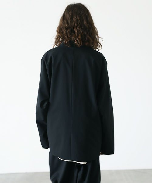 VU.ヴウ.no collar jacket vu-s23-j17[BLACK]_