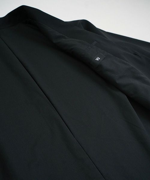 VU.ヴウ.no collar jacket vu-s23-j17[BLACK]_
