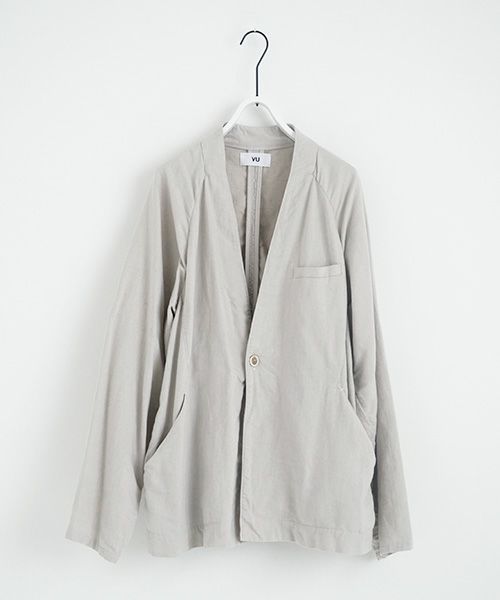 VU.ヴウ.no collar jacket vu-s23-j17[CHALK/・2]_
