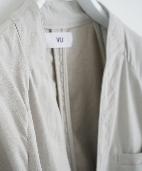 VU.ヴウ.no collar jacket vu-s23-j17[CHALK/・2]_