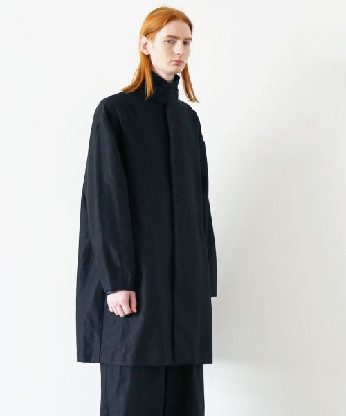 VU.ヴウ.sten collar coat vu-s23-c19[BLACK]:s_