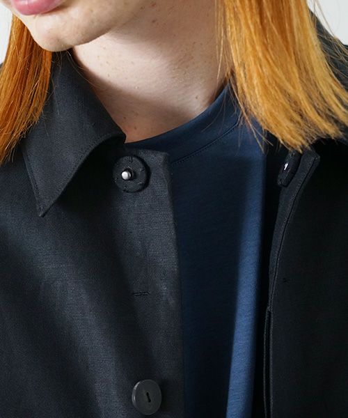 VU.ヴウ.sten collar coat vu-s23-c19[BLACK]:s_