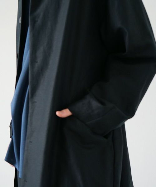 VU.ヴウ.sten collar coat vu-s23-c19[BLACK]:s_