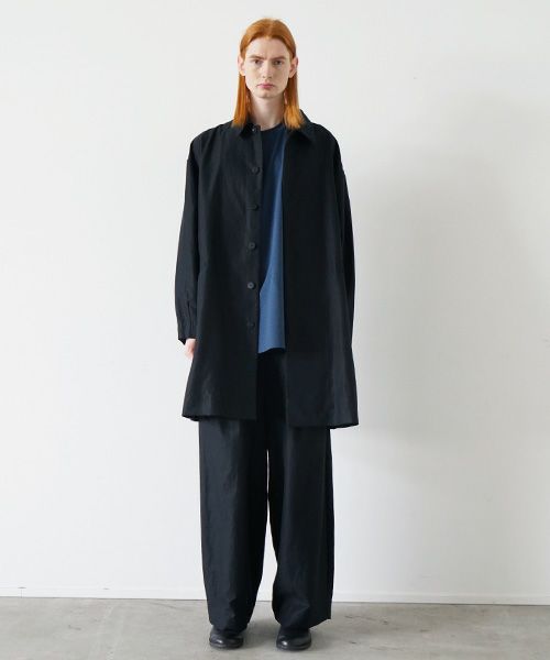 VU.ヴウ.sten collar coat vu-s23-c19[BLACK]:s_