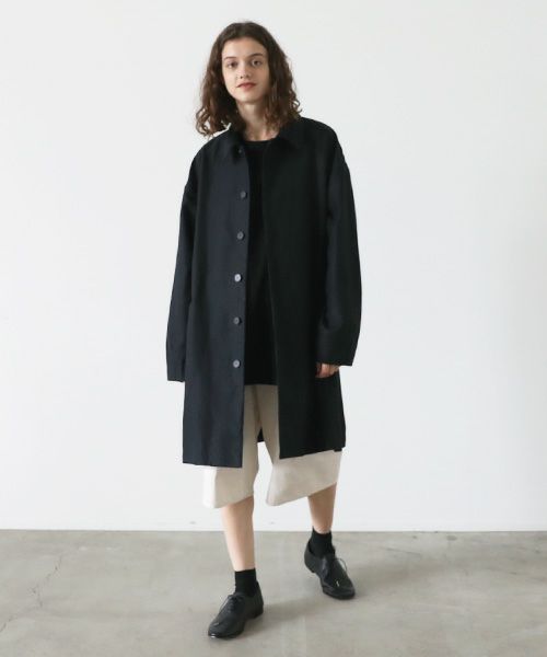 VU.ヴウ.sten collar coat vu-s23-c19[BLACK]:s_