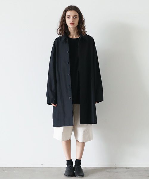 VU.ヴウ.sten collar coat vu-s23-c19[BLACK]:s_
