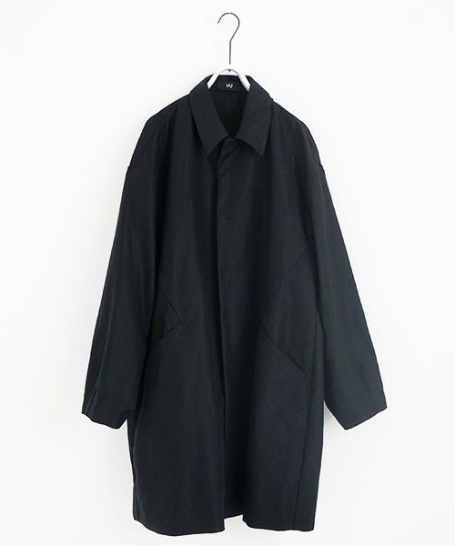 VU.ヴウ.sten collar coat vu-s23-c19[BLACK]:s_