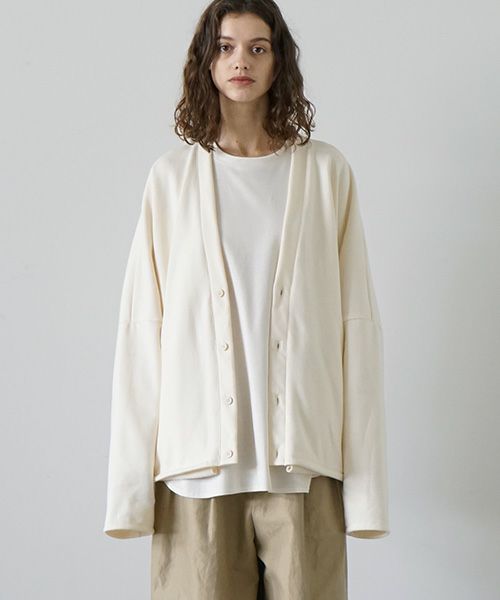 VU.ヴウ.sweat cardigan vu-s23-t20[CREAM]_
