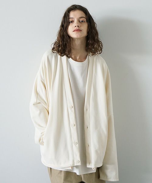 VU.ヴウ.sweat cardigan vu-s23-t20[CREAM]_