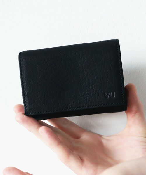 VU PRODUCT.ヴウプロダクト.vu-product-B12[BLACK].leather mini wallet