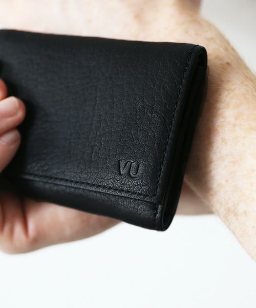 VU PRODUCT.ヴウプロダクト.vu-product-B12[BLACK].leather mini wallet
