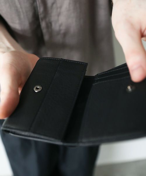 VU PRODUCT.ヴウプロダクト.vu-product-B12[BLACK].leather mini wallet