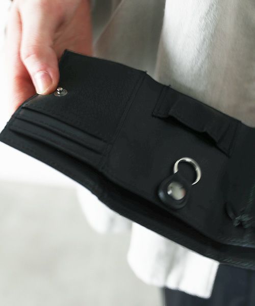 VU PRODUCT.ヴウプロダクト.vu-product-B12[BLACK].leather mini wallet