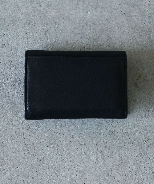 VU PRODUCT.ヴウプロダクト.vu-product-B12[BLACK].leather mini wallet