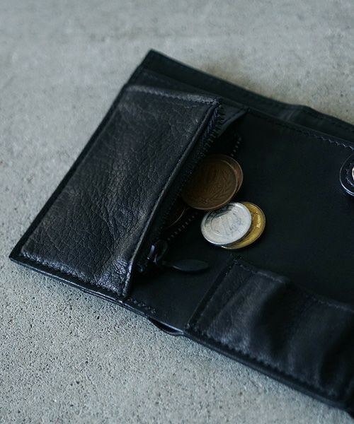 VU PRODUCT.ヴウプロダクト.vu-product-B12[BLACK].leather mini wallet