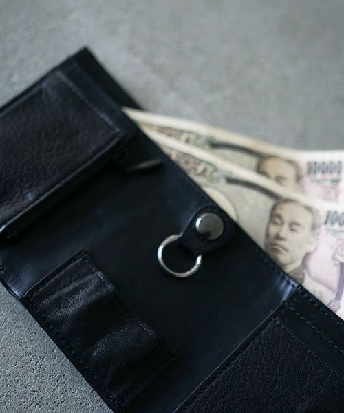 VU PRODUCT.ヴウプロダクト.vu-product-B12[BLACK].leather mini wallet