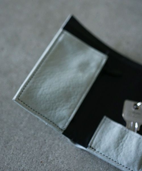 VU PRODUCT<br>ヴウプロダクト vu-product-B12[GREEN GRAY] deer leather mini wallet　鹿革ミニ財布