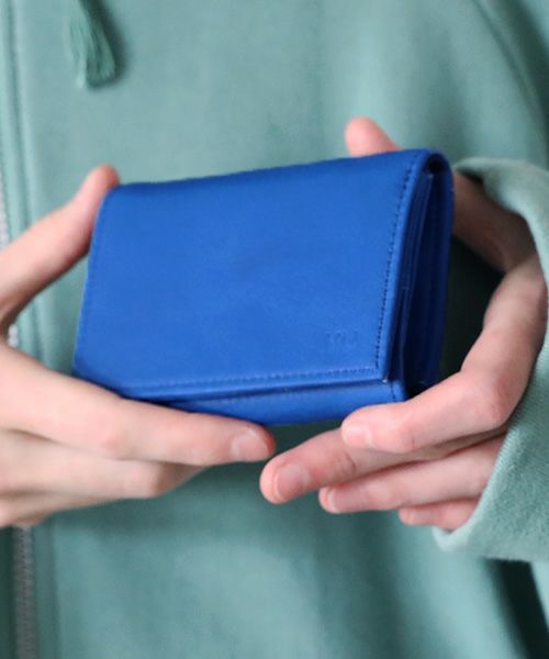 VU PRODUCT ヴウプロダクト vu-product-B12[BLUE] deer leather mini wallet 鹿革ミニ財布